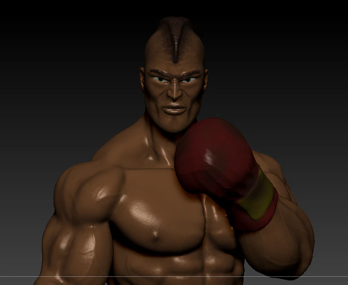 kickboxing 3D Model .c4d .max .obj .3ds .fbx .stl .blend