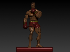 kickboxing 3D मॉडल