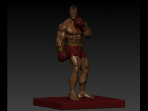 kickboxing 3D मॉडल