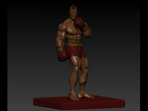 kickboxing 3D Model
