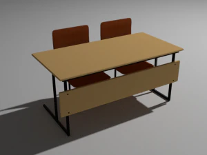 elements of the school class 3D Model