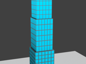 low-poly buildings collection 3D 모델