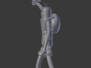 finn at highpoly adventure time 3dprinting Modello di stampa 3D