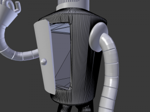 bender rodriguess robot 3dprinting Modello 3D