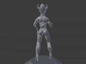 bowsette bowser mario crown 3dprint character 3D Модель