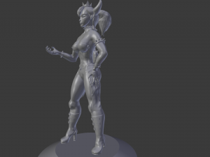 bowsette bowser mario crown 3dprint character 3D Модель