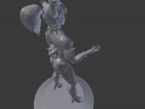 bowsette bowser mario crown 3dprint character 3D Модель