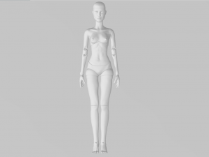 bjd doll 3D-printmodel