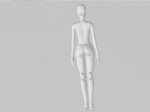 bjd doll Modèles 3D en vedette