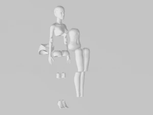bjd doll 3D Print Model