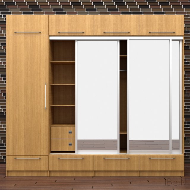 closet 3Dモデル .c4d .max .obj .3ds .fbx .stl .blend 