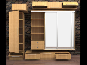 closet 3Dモデル