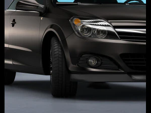 opel astra h twin top 2008 3D Model