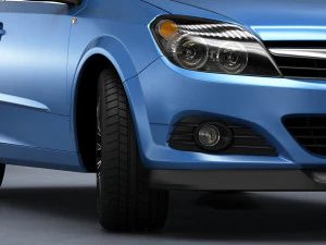 opel astra h twin top 2008 3D Model