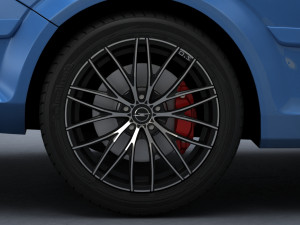 opel astra h twin top 2008 Modelo 3D