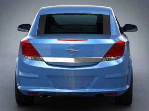 opel astra h twin top 2008 3D Model