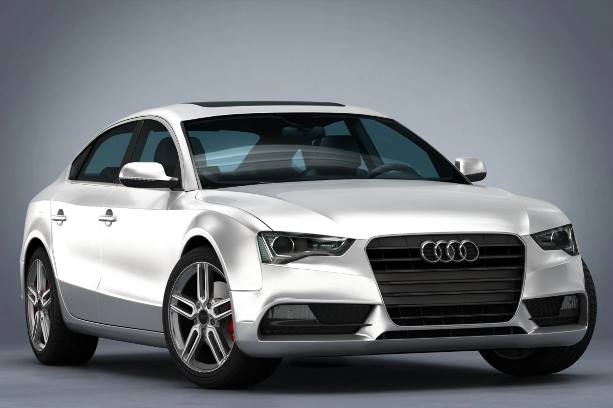 audi a5 sportback 2012 3D Model .c4d .max .obj .3ds .fbx .stl .blend 