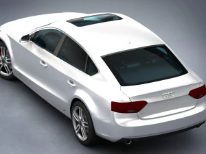 audi a5 sportback 2012 3D Model