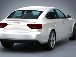 audi a5 sportback 2012 3D Model