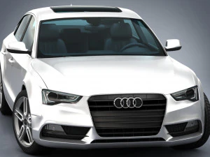 audi a5 sportback 2012 3D Model