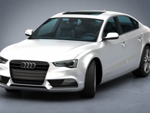 audi a5 sportback 2012 3D 模型