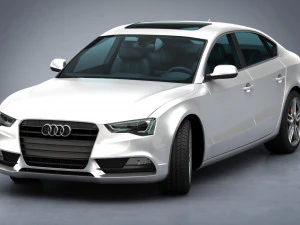 audi a5 sportback 2012 3D Model