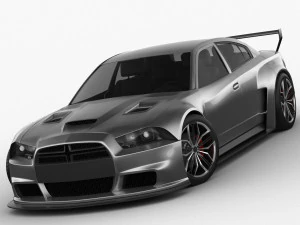 Dodge Charger 2012 reestilizado Modelo 3D