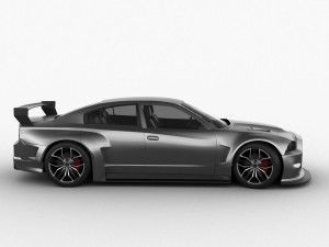 dodge charger 2012 restyling 3D 模型