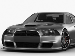 dodge charger 2012 restyling 3D 模型