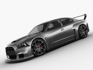 dodge charger 2012 restyling 3D 模型