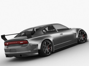 dodge charger 2012 restyling 3D 模型