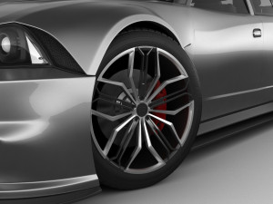 dodge charger 2012 restyling 3D 模型