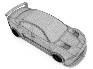 dodge charger 2012 restyling 3D Model