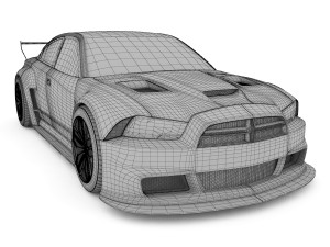 dodge charger 2012 restyling 3D 模型