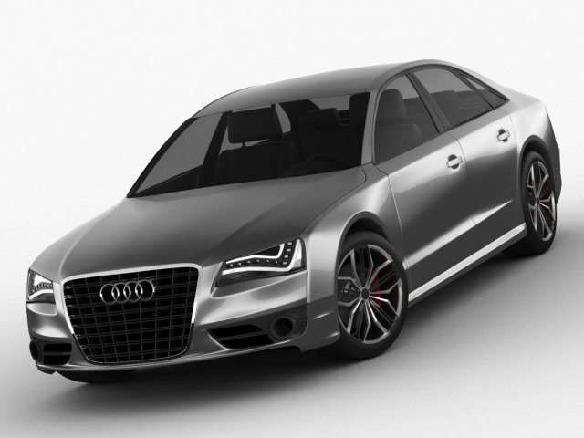 audi s8 2012 3Dモデル .c4d .max .obj .3ds .fbx .stl .blend 