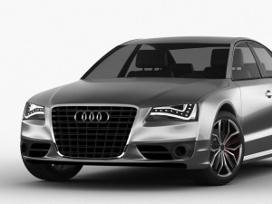 audi s8 2012 3Dモデル