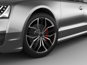 audi s8 2012 3Dモデル