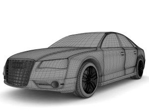 audi s8 2012 3Dモデル