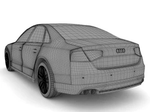 audi s8 2012 3D Model