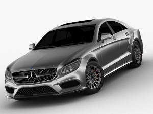 mercedes benz cls 2015 3D Model