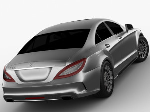 mercedes benz cls 2015 Modelo 3D