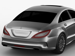 mercedes benz cls 2015 Modelo 3D