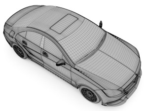 mercedes benz cls 2015 Modelo 3D