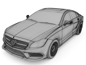 mercedes benz cls 2015 Modelo 3D