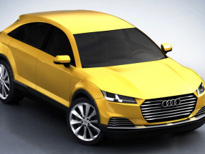 audi q4 suv 2019 3D Model