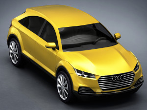 audi q4 suv 2019 3D Model
