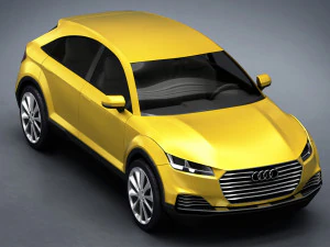 audi q4 suv 2019 3D Model