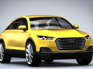 audi q4 suv 2019 3D Model