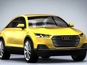 audi q4 suv 2019 3D Model