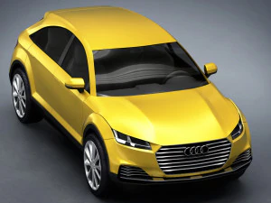 audi q4 suv 2019 3D Model